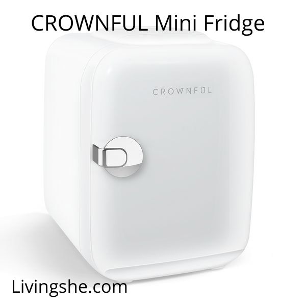 CROWNFUL Mini Fridge – Shiny and glossy finish