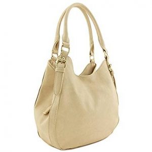 Light-weight Faux Leather Medium Hobo Bag